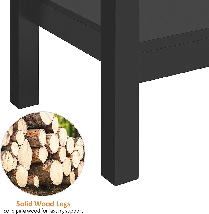 Yaheetech Console Table with 4 Drawers, Sofa Side Table with Bottom Open - Image 7