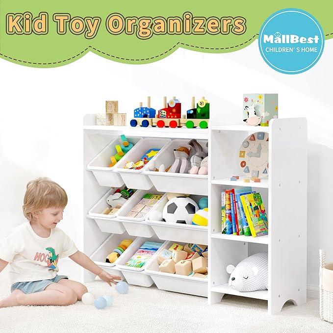 MallBest 4-Tier Kids' Toy Storage Organizer Shelf - Image 3