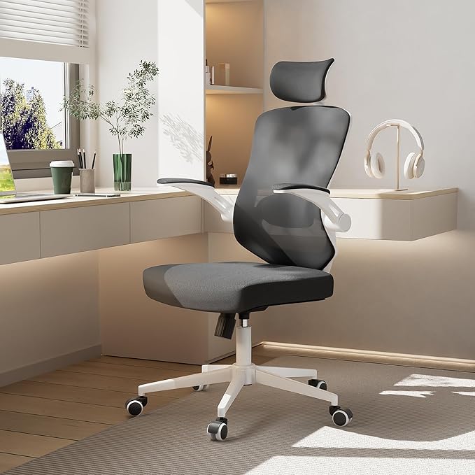 Office Desk Chair, High Back Ergonomic Comfy Offiec Chairs, Computer Mesh Chair - Image 8