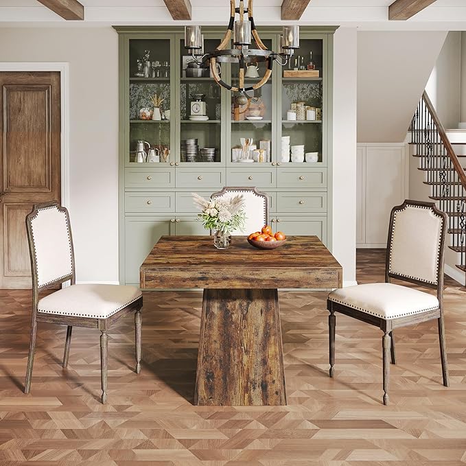 Tribesigns Square Dining Table for 4, 31.5-Inch Small Kitchen Table - Image 9