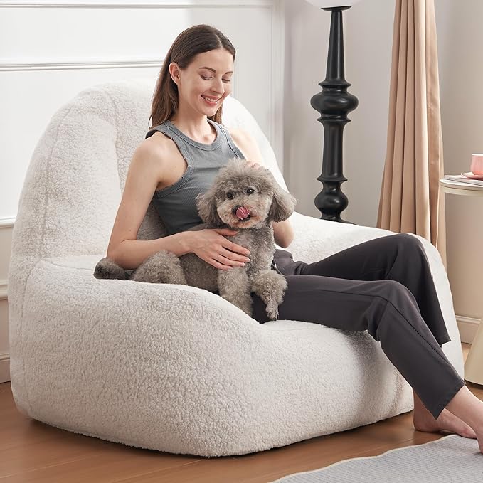 Homguava Bean Bag Chairs for Adults, Giant Beanbag Couch Adult Bean Bag Chair - Image 6