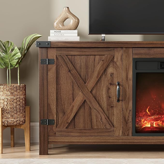 YESHOMY Fireplace TV Stand - Image 3