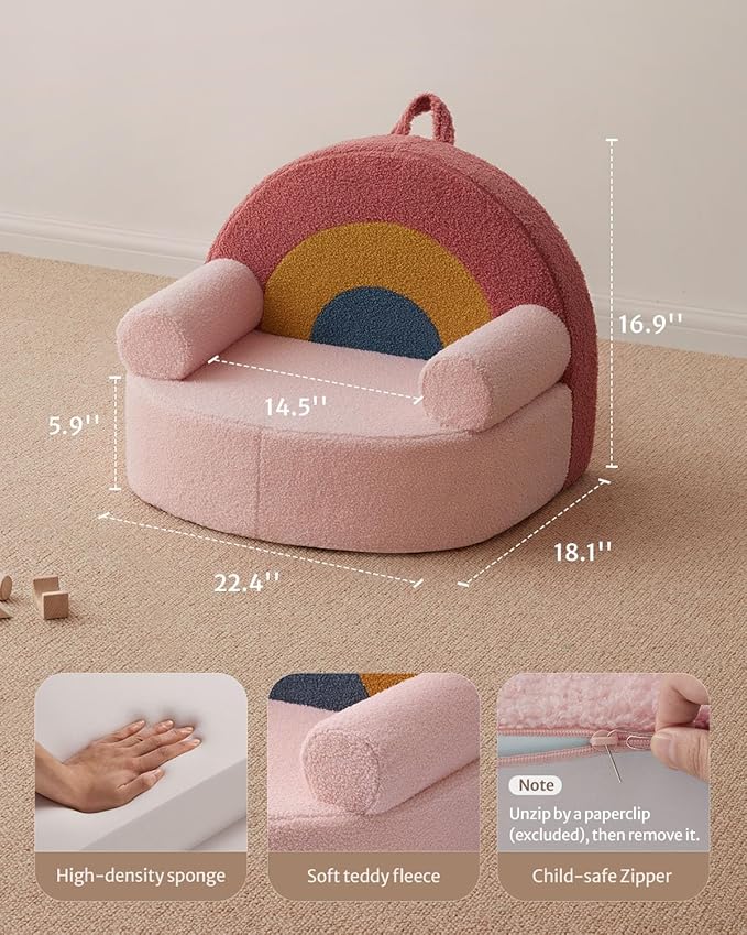 Blissful Diary Toddler Chair Comfy, Foam Kids Chair - Image 3