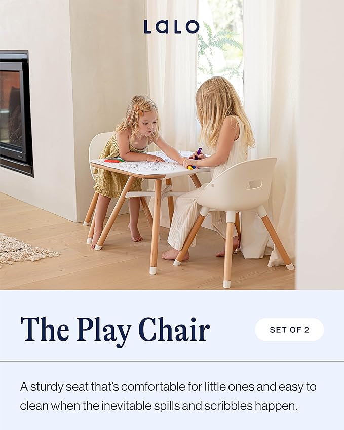 Lalo The Play Chair, Wooden and Non-Toxic Plastic Kids and Toddler Chair - Image 3