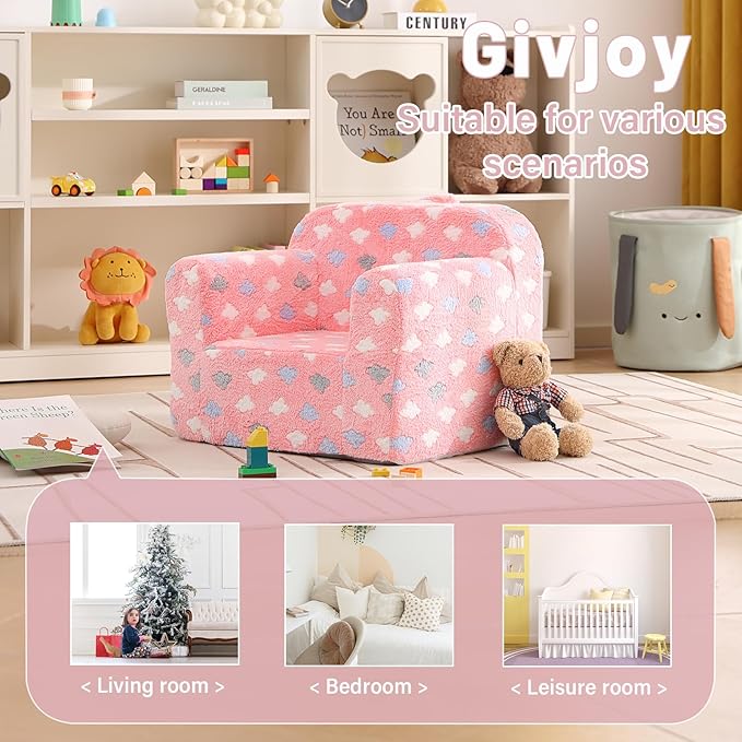 Toddler Chair – Plush Kids Sofa - Image 7