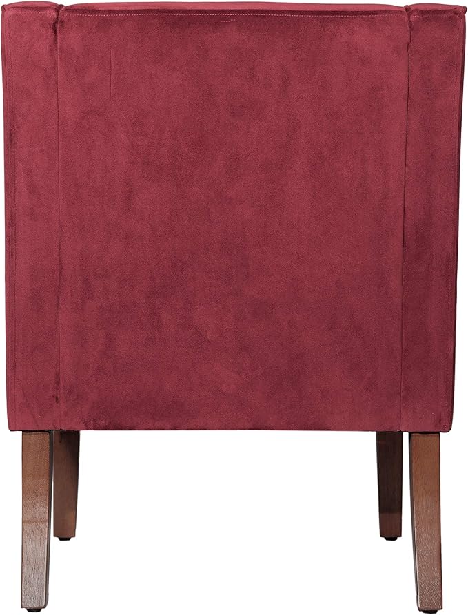 HomePop Swoop Arm Living-Room-Chairs, Dark Tan Velvet - Image 8