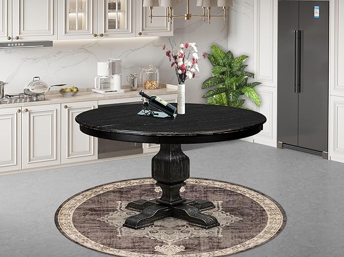 F53-11-TP - Wood Dining Table - Image 2