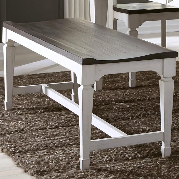 Liberty Furniture Industries Allyson Park Wood Seat Bench, W52 x D17 x H19 by LibertyFurniture