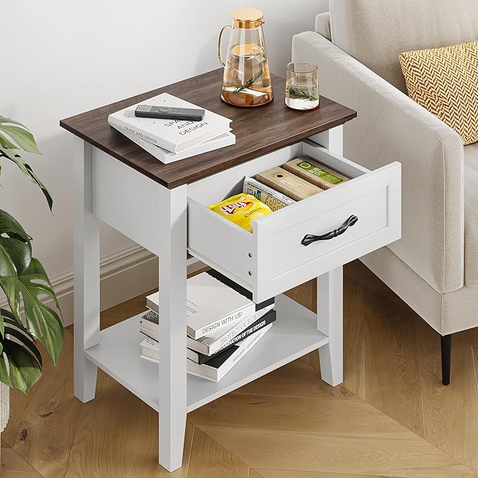 IDEALHOUSE Nightstand, End Table - Image 2