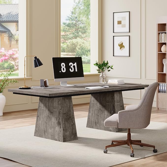 Tribesigns 63-Inch Executive Desk, Large Office Computer Desk - Image 5