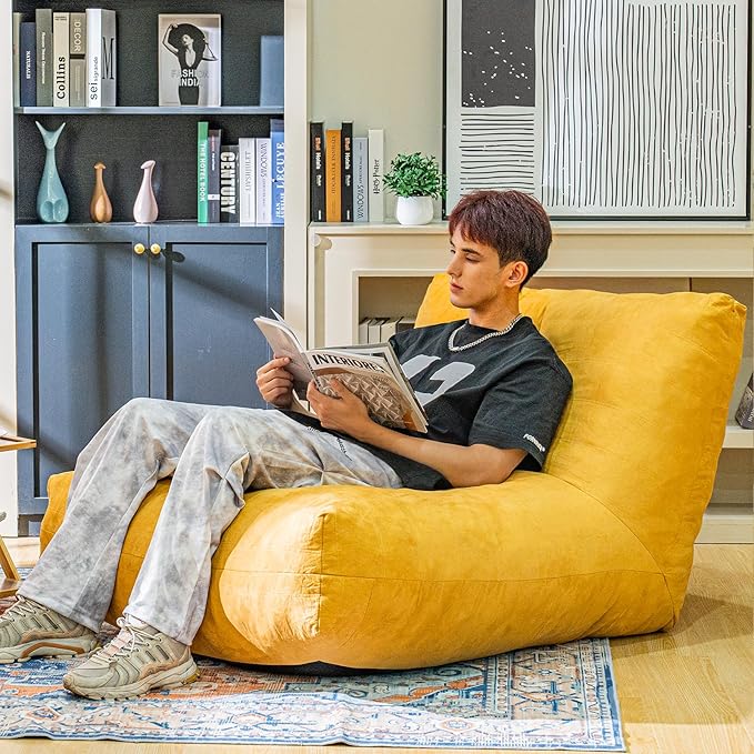 Bean Bag Chair Lazy Bean Bag Sofa, Floor Beanbag Chairs - Image 8