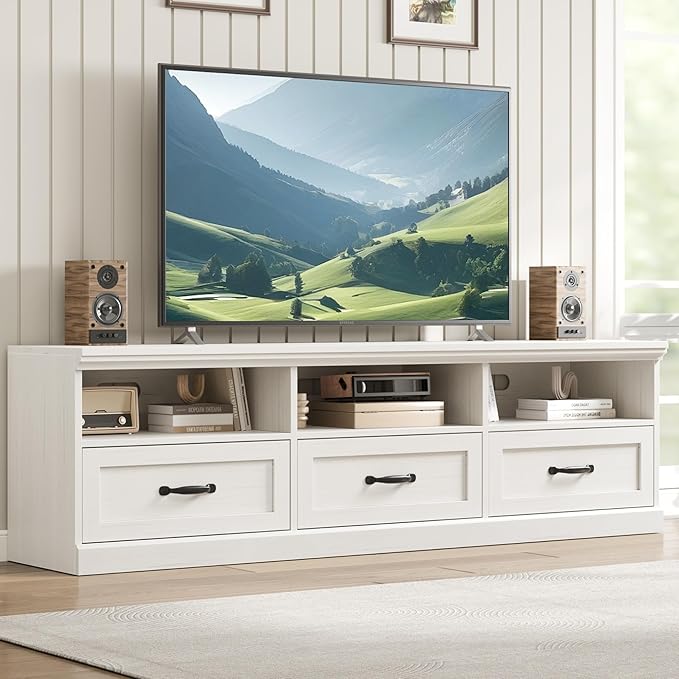 GarveeHome TV Stand for 65/70/75 Inch TV, Entertainment Center by GarveeHome