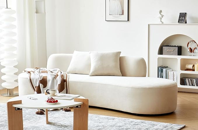 Container Furniture Direct 90" Curved Sofa - Image 6