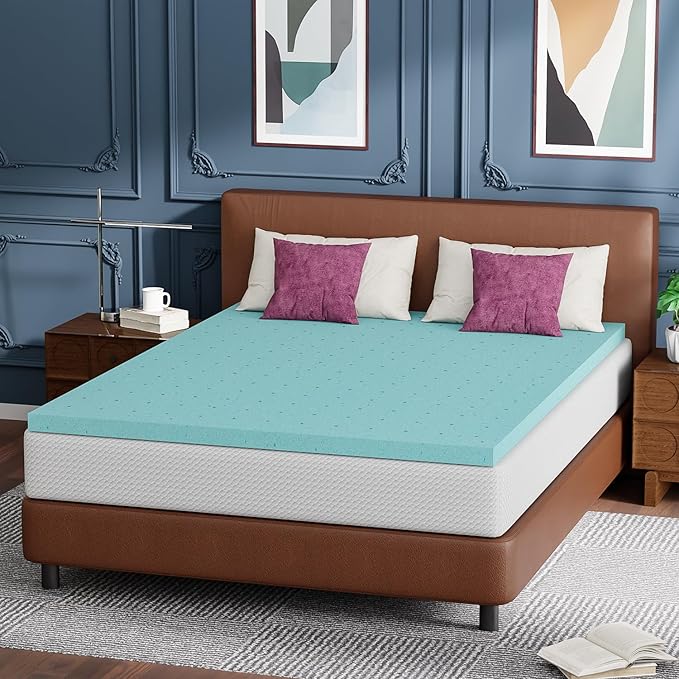 FDW | 8" Queen Mattress + 2" Cooling Mattress Topper | Gel Memory Foam | Medium by FDW