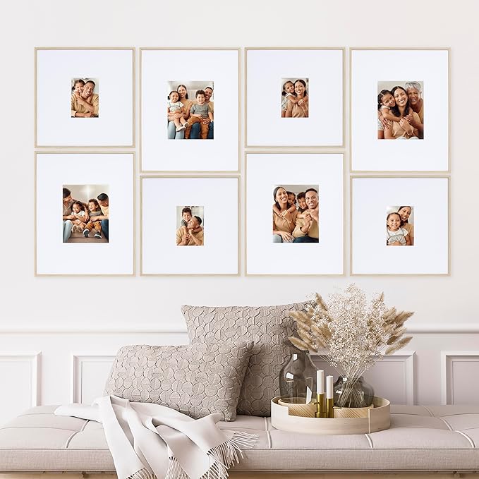 Camden Reed Arcadia 8 Piece Oversized Gallery Wall Frame, 16x20 and 16x16 Inch - Image 2