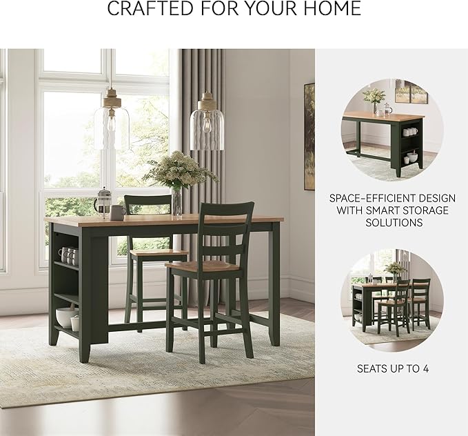 Signature Design by Ashley Gesthaven Modern Counter Height Dining Table - Image 5