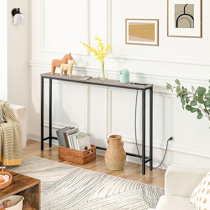 HOOBRO 47.2" Skinny Console Table - Image 9