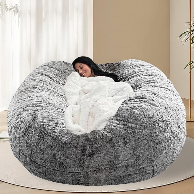BCU Oversized Bean Bag Cover Comfy Beanbag Chair by BCU