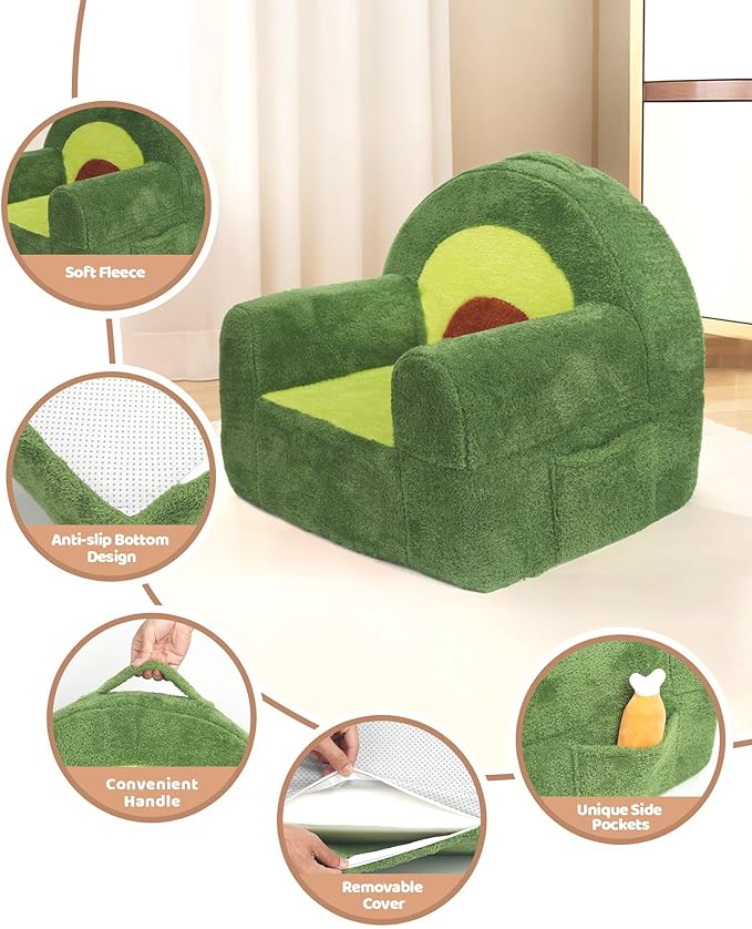 Toddler Chair, Comfy Foam Kids Couch - Image 5