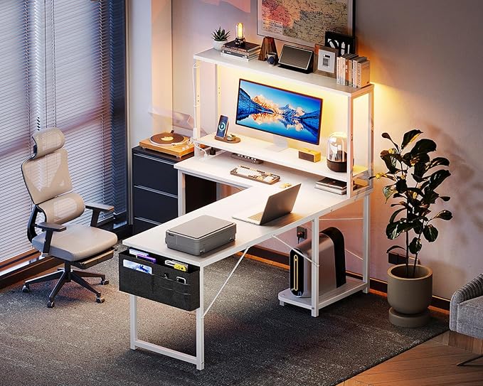 AODK L Shaped Desk Gaming Desk - Image 7