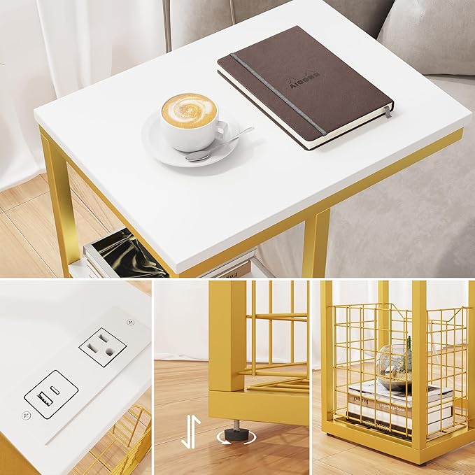 Vagusicc C Shaped End Table - Image 4