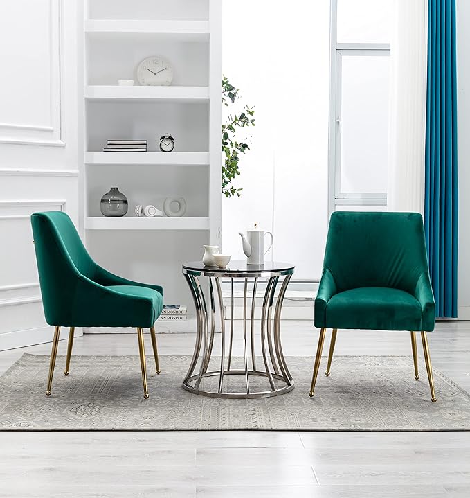 Velvet Dining Chairs, Furniture Collection Modern Contemporary Upholstered - Image 8
