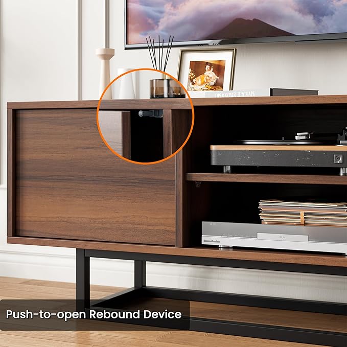 HAIOOU TV Stand for 50 55 Inch TV, Modern TV Console Small Entertainment Center - Image 5