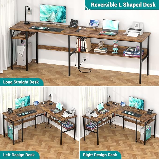 Reversible L Shaped Computer Desk - Image 5