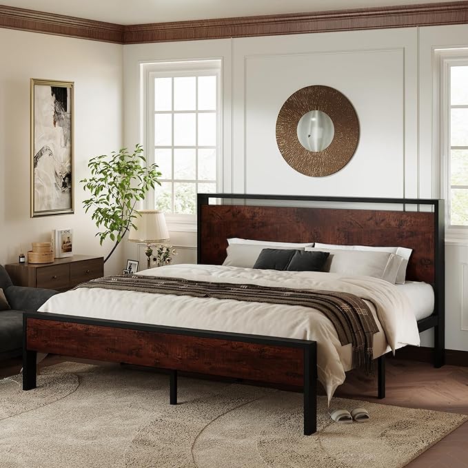 Allewie King Size Platform Bed Frame - Image 3