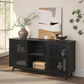Plank+Beam Mid-Century Modern Wood TV Stand, Solid Wood Entertainment Console by PlankBeam