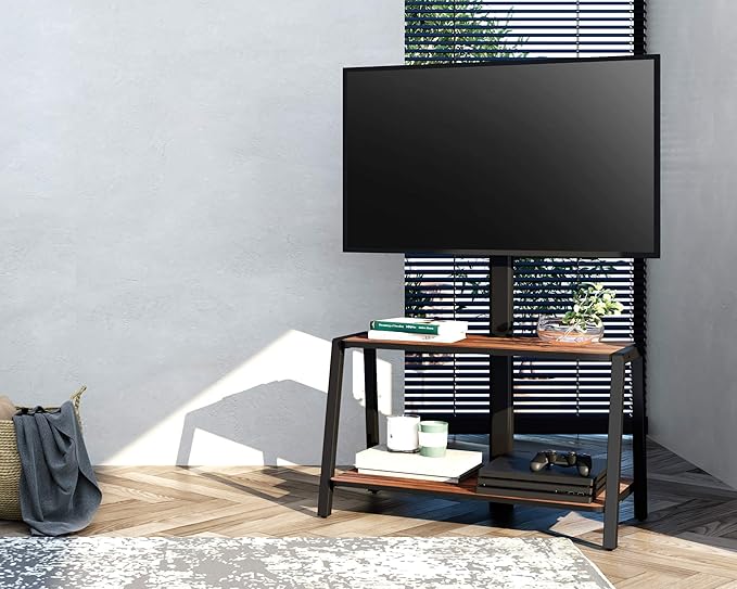 FITUEYES Wood TV Stand with Mount - Image 7