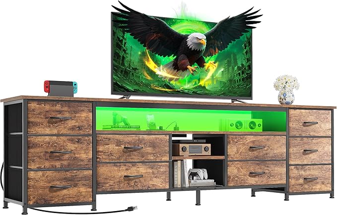 Huuger 70.9 Inch LED TV Stand Dresser by Huuger