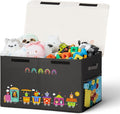 80L Large Toy Storage Box with Lid, Large Toy Box Chest Kids, Girls and Boys by Unknown
