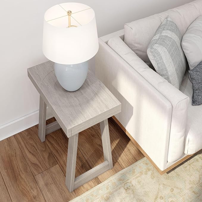 Plank+Beam Classic Rectangular Side Table, Slim Side Table - Image 4