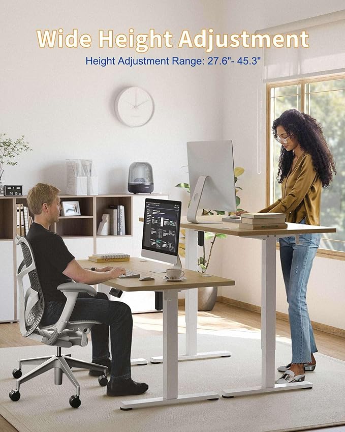 YIHAYO Electric Standing Desk, 63 x 24 Inches Stand Up Desk - Image 2