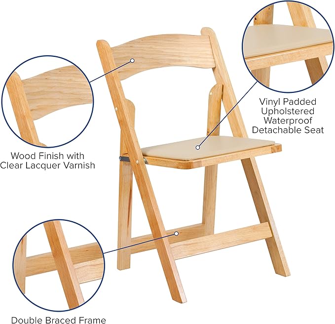 Flash Furniture Hercules Series Beechwood Folding Event Chairs - Image 6