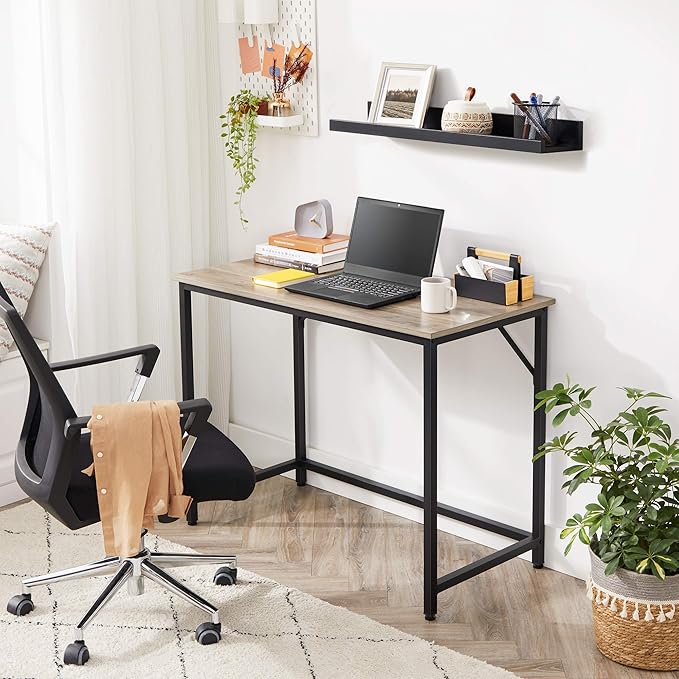 VASAGLE Computer Desk, Gaming Desk, Home Office Desk, - Image 2
