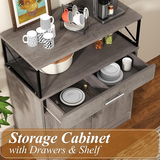 Shintenchi Kitchen Buffet Cabinet - Image 5