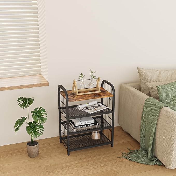 Shoe Rack, 4-Tier Shoe Organizer - Image 5