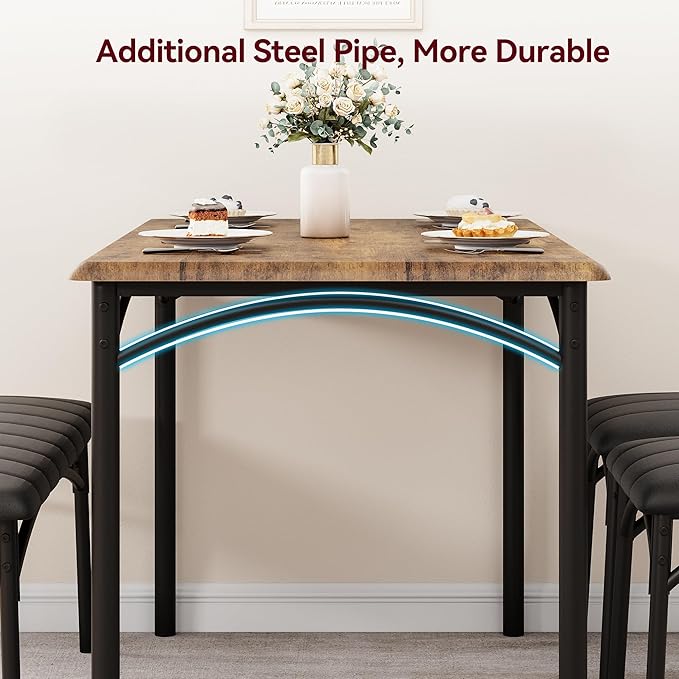 Dining Table Set for 4, Small Dining Table Set - Image 7