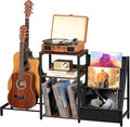 LELELINKY Record Player Stand, Adjustable Guitar Stand by LELELINKY
