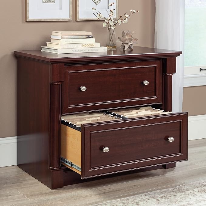 Sauder Palladia Lateral File, L: 36.81" x W: 22.01" x H: 29.62", Select Cherry - Image 4