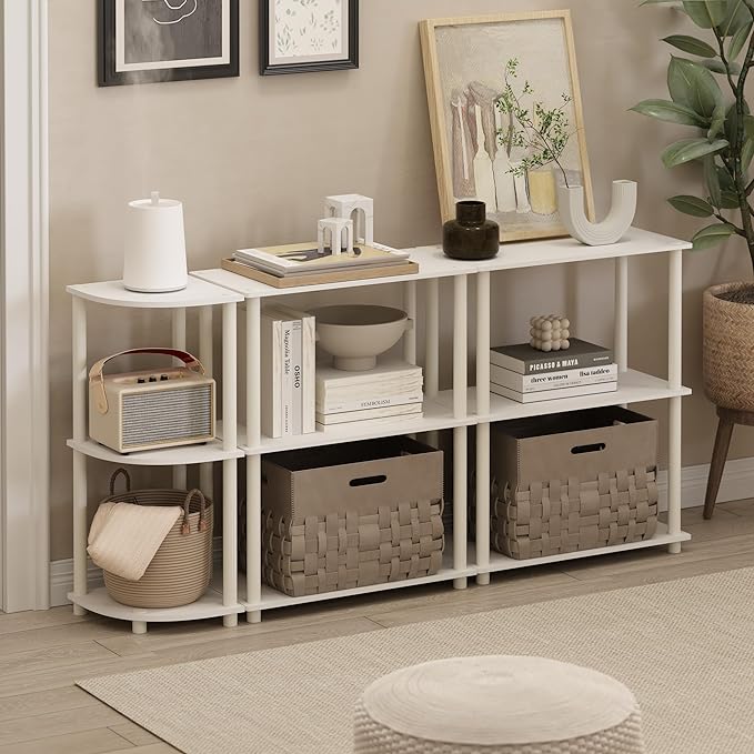 Furinno Turn-N-Tube 3-Tier Compact Multipurpose Shelf Display Rack - Image 2