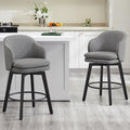 Counter Height Barstools 26 inch Upholstered Swivel Bar Stools by Kislot