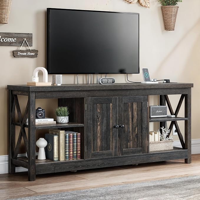 YITAHOME TV Stands for Living Room, Modern Entertainment Center by YITAHOME
