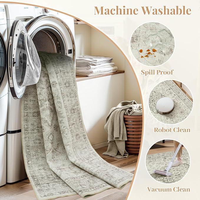 LIVEBOX Washable Area Rug 6x9 Rugs - Image 7