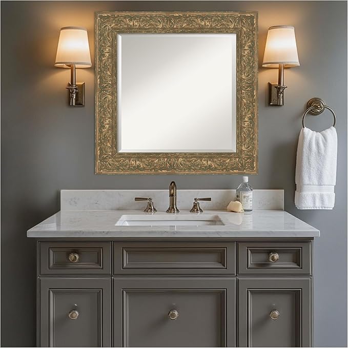 Amanti Art Bronze Bathroom Mirror - Image 7