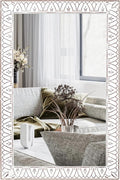 36x24 Inch Farmhouse Rectangle Wall Mirrors by XGGJWW