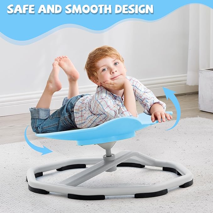 Spinning Chair for Autistic Kids, Non-Slip Sensory Spinning Chair, Sit and Spin - Image 7