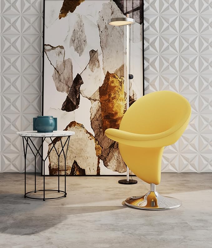 Manhattan Comfort Curl Swivel Accent Chair - Image 2